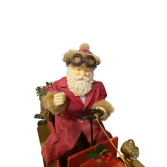 Smithsonian Institution Kurt Adler Santa Fabriche Holiday Drive Antique car READ - Picture 4 of 16